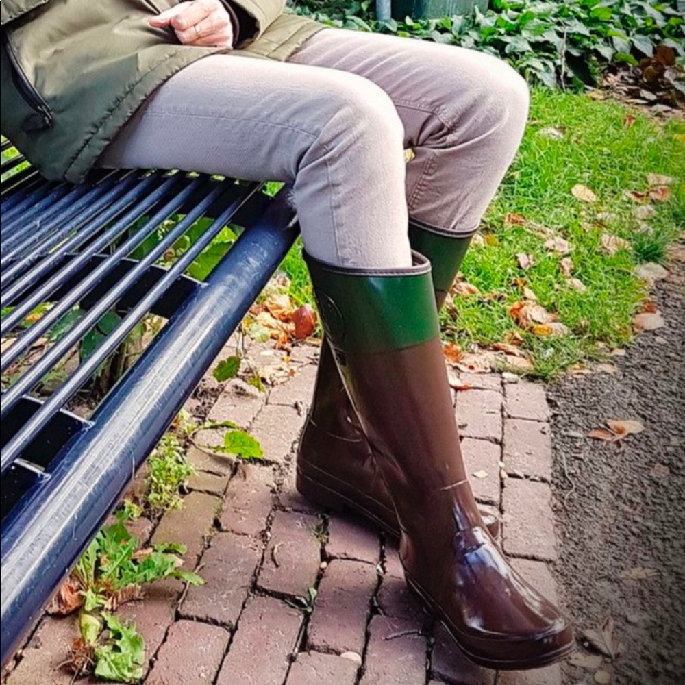 NEW Tall Hunter Regent Carlyle Boots 9 Green Brown